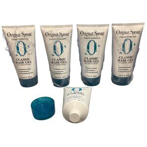 Set Of 5 Original Sprout Classic Collection Hair Gel 4oz Tubes